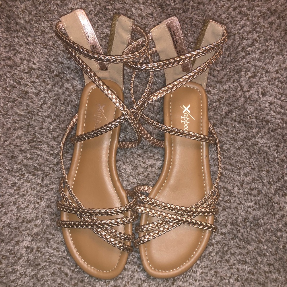Braided sandals